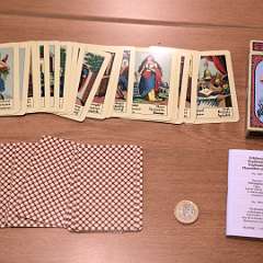 29: Biedermeier Aufschlagkarten