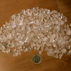 28: 7-9mm Natural White Crystal Stone Quartz