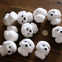 112: Foam_Bear_White