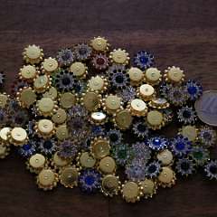 111: sunflower_Button_14mm