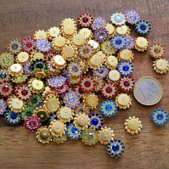 16: Sunflower_Rhinestone_14mm_100