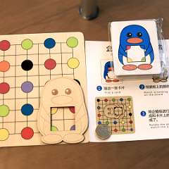 17: Penguin color-matching toy
