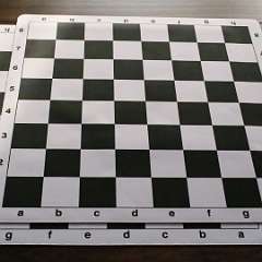 8: Šachovnica Mouse Pad čierna 5,5 cm