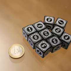 65: Dices Number_Black_16mm