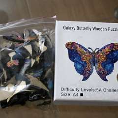 4: Butterfly Wooden Puzzle A4
