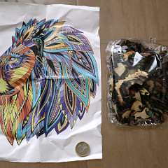 5: Lion Wooden Puzzle  A4